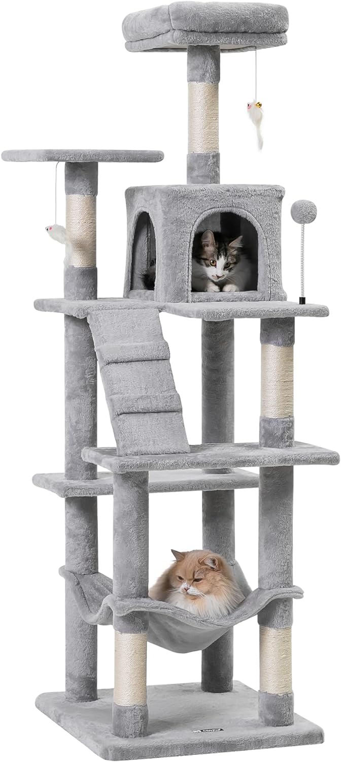 Mwpo キャットタワー ハンモック